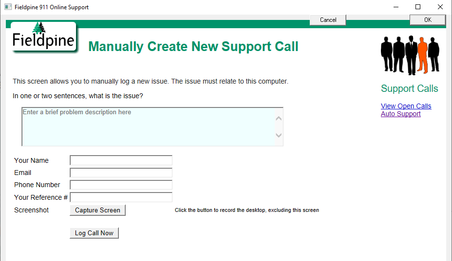 Fieldpine Support Tool